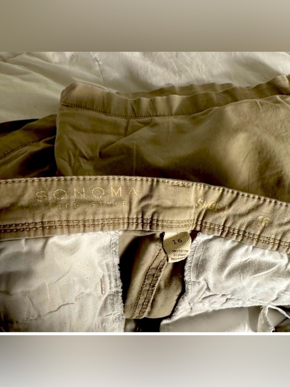 Chino khaki shorts - Picture 3 of 3